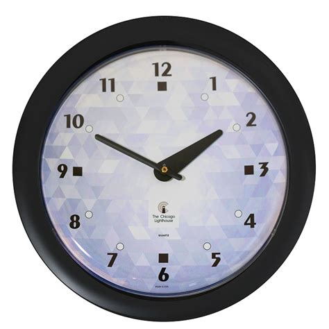 Chicago Lighthouse Facets 14 Inch Decorative Wall Clock