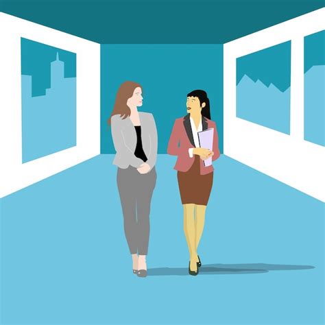 Premium Vector Illustration Of Business Women In The Office
