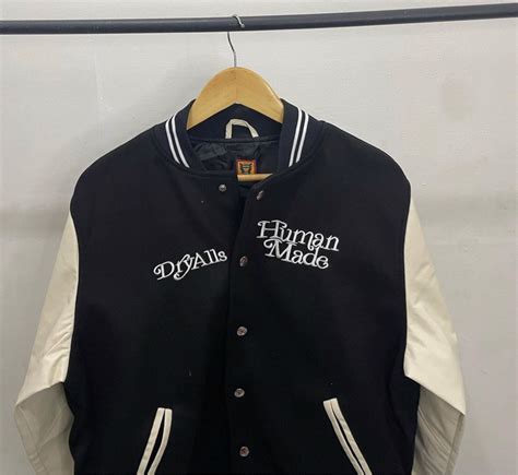 Human Made Dry Alls Varsity Jacket Mens Fashion Coats Jackets And