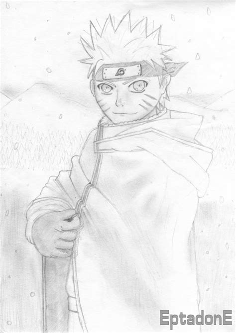 Naruto Pencil Art By Eptadone On Deviantart