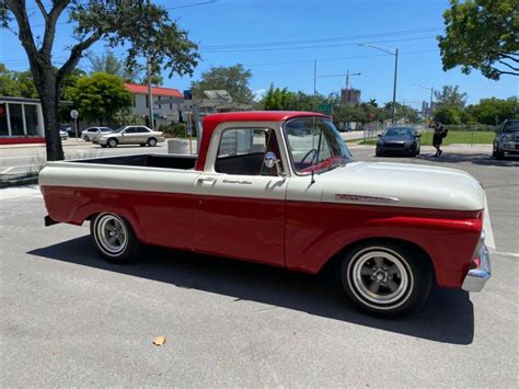 1962 Ford F100 Pick Up Rare Unibody Short Bed Clean Solid Truck 954 937