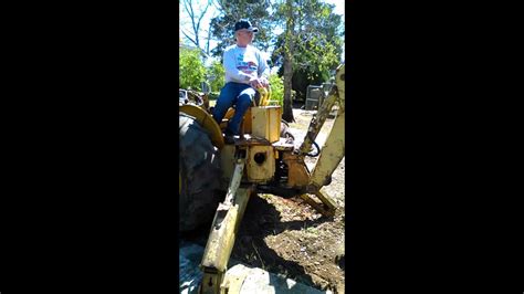 197x Ford 3400 Tractor W Back Hoe Attachment Youtube