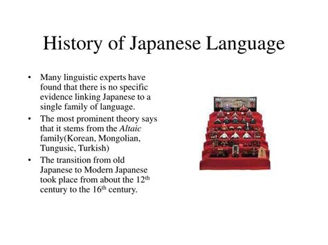 Ppt Japanese Language And Culture Powerpoint