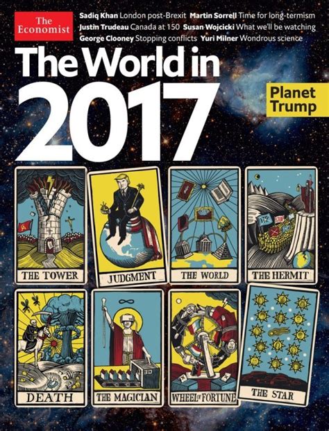 Обложка The Economist Мир в 2017 году — Что год грядущий нам готовит