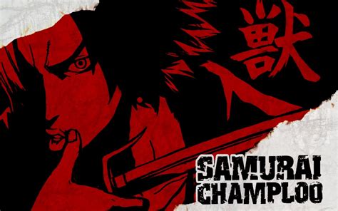 Wallpaper Ilustrasi Anime Merah Samurai Champloo Poster Mugen