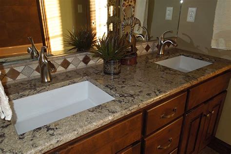 Granite does require a bit more maintenance than the other countertop materials on this list, though. Bathroom Countertops - Liberty Home Solutions, LLC
