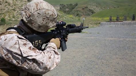 Combat Engineers Refresh Combat Rifle Drills Stock Video Footage 0011