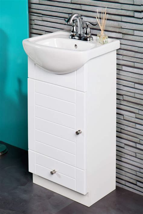 Small Bathroom Vanity Cabinet And Sink White