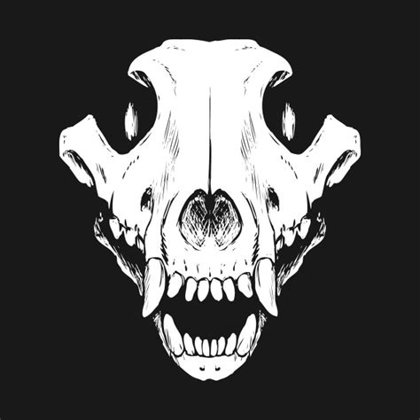 Wolf Skull Skulls T Shirt Teepublic