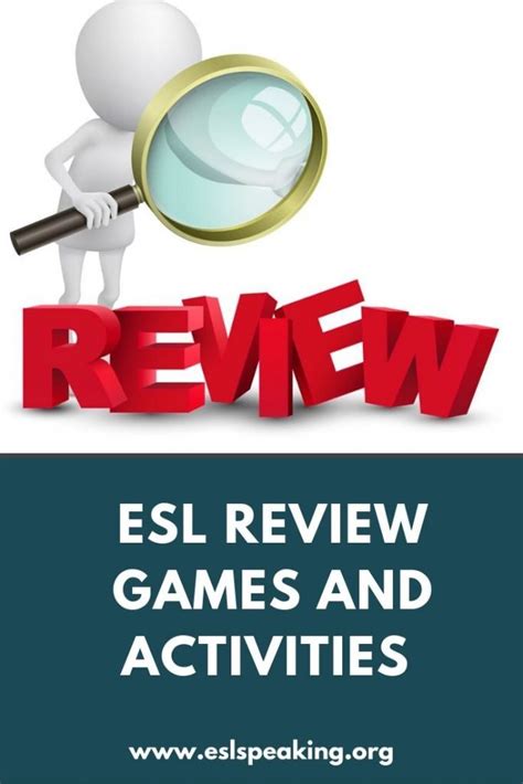 ESL Review Games & Activities: Top 22 for Grammar & Vocabulary