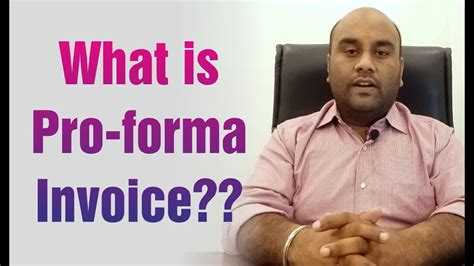 What Is Proforma Invoice Proforma Invoice क्या है Hindi Youtube