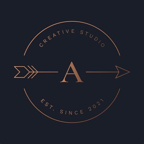 Free Vector Aesthetic Business Arrow Logo Template Minimal Graphic