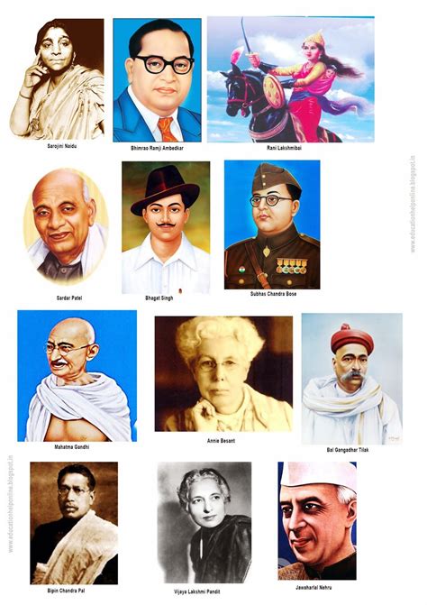 Indian Freedom Fighters Images Pdf Werohmedia