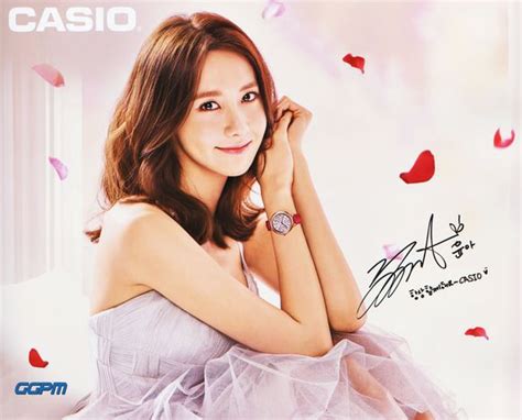 Snsd S Yoona Latest Cf Photos For Casio Sheen Daily K Pop News