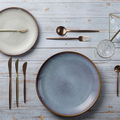 2019 New Design Dinner Set Restaurant Plates Ceramic Dinner Color