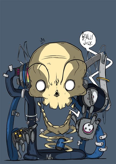 Ben The Mechanical Skull By Imrie On Newgrounds