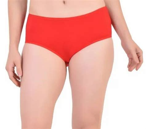 Bamboo Fabric Womens Mid Rise Panty Red And Black Pack Of 2 Pure Cotton Panties For Women