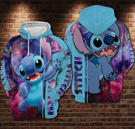 Disney Lilo And Stitch Cute Ii 3d Zip Hoodie Teeruto