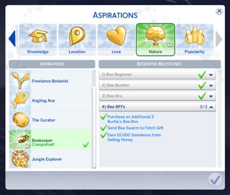 Sims 4 Aspiration Traits List Pathon