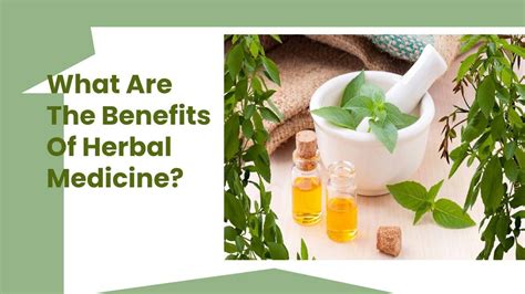 benefits of herbal medicines