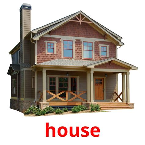 Types Of House Flashcard Vocabulary English Esl Works