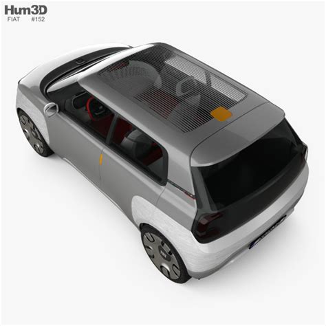 Fiat Centoventi з детальним інтерєром 2020 3D модель Автомобілi на Hum3D