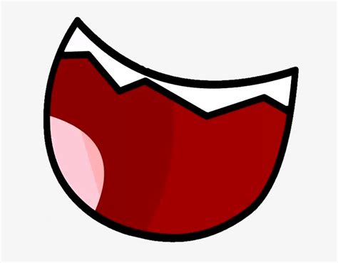 Bfdi Mouth Smile Mouth Png The Weird Bfdi Mouth Asset