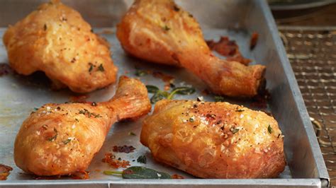 Place skin side up on a baking pan on top of a sheet of aluminum foil sprayed with cooking spray. Crispy Oven Roasted Chicken Pieces | Lurpak