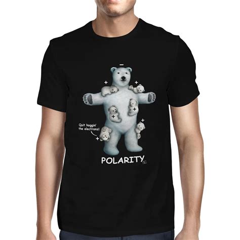 Polarity Science Polar Bear T Shirt Men Women Plus Size Tops Tee Shirt
