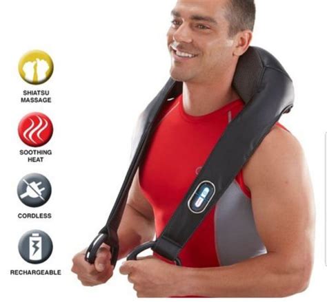 Brookstone Cordless Shiatsu Neck And Back Massager With Heat For Sale In Monterey Park Ca