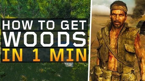 How To Unlock Woods In 1 Minute Black Ops 4 Blackout Youtube