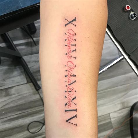 125 Roman Numeral Tattoos Have A Better Appeal With Numerical