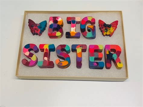Big Sister T Personalized Crayons Pregnancy Reveal Etsy