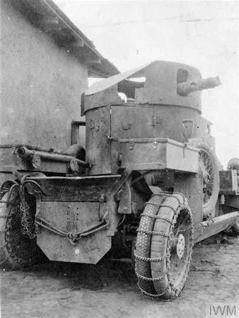 Wwi 1917 Romanian Campaign Lancaster Armoured Car Of The Russian