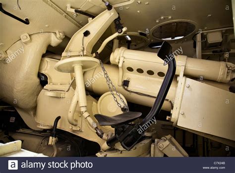 German Jagdpanther Tank Destroyer Interior Seat And Gun