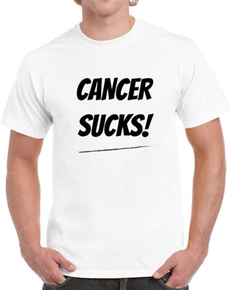 Cancer Sucks Novelty T Shirt Hope And Motivation Awareness Fashion Clothing Tee Ebay