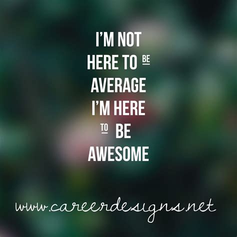 Strive For Greatness Never Settle For Average 😏 Careercoach
