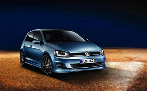 Volkswagen Golf 7 Golf Vii Car Blue Cars Wallpapers Hd Desktop