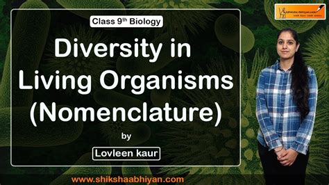 CBSE Class 9 Biology Diversity In Living Organisms Nomenclature