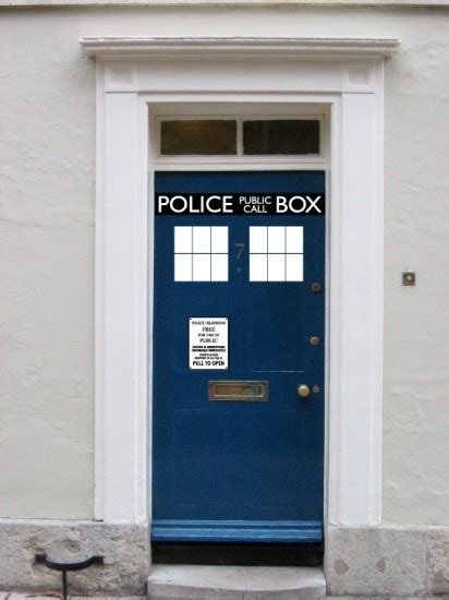 Hafsa helped maimuna hide barbara wright from el akir by keeping watch at the door. Turn Your Front Door Into the TARDIS With This Vinyl Door ...