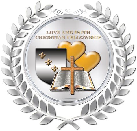 Love And Faith Christian Fellowship Crest Emblem Logo