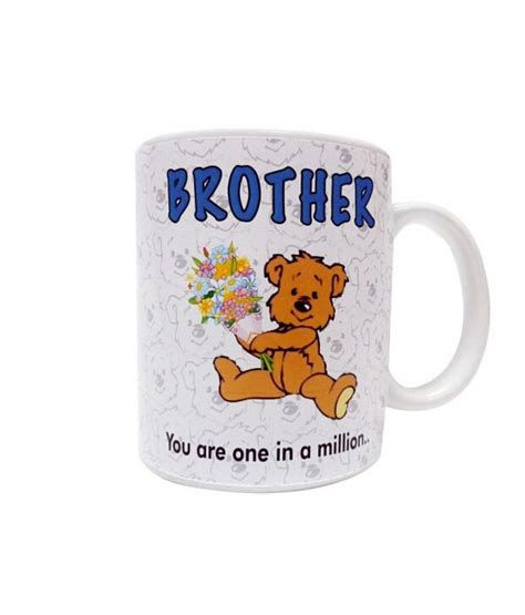 Consider a personalized gift if your brother hit a big milestone this year (a new job, perhaps?), a funny gift if he has a killer sense of humor, or lean into the along with its softening and nourishing power, this hydrating treatment has a subtle woodsy scent. Unique Gift One In Million Gift Mug For Brother: Buy ...