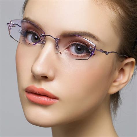 Womens Rimless Glasses The Best Glasses Of 2018 Titanium Glasses Frames Fashion Eye Glasses
