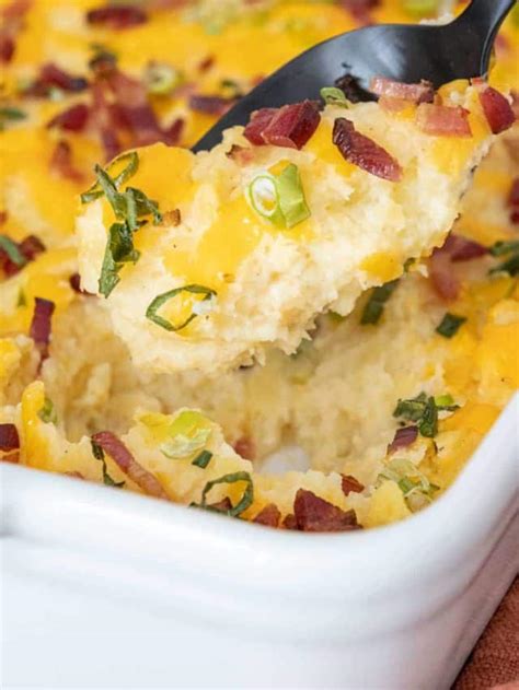 Twice Baked Mashed Potato Casserole Stetted