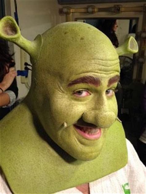 Pin By Sara Miller On Shrek Makeup Shrek Costume Shrek Theatre Makeup