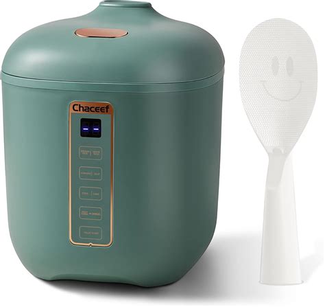 Amazon Com CHACEEF Mini Rice Cooker 2 Cups Uncooked 1 2L Portable Non