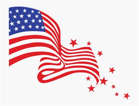 Patriotic Clipart Patriotic Star Transparent Background American Flag