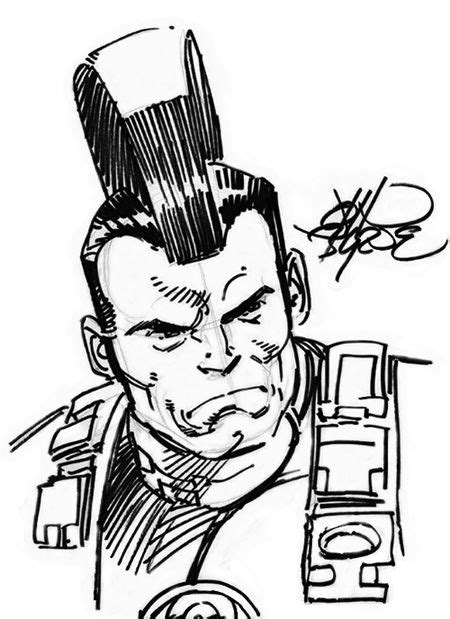 Omac Sketch By John Byrne From 1993 John Byrne Comic Books Art