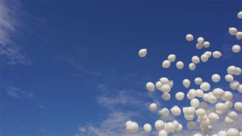 Balloons Fly Up Into The Sky Stock Footage Video 2282567 Shutterstock