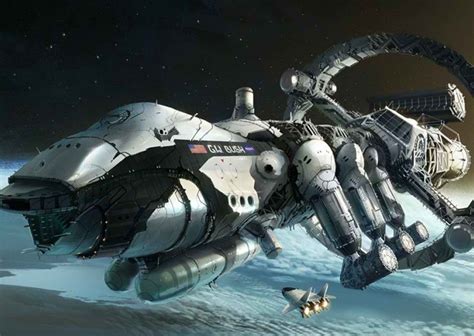 Realistic Spaceship Concept Art Catherina Vines